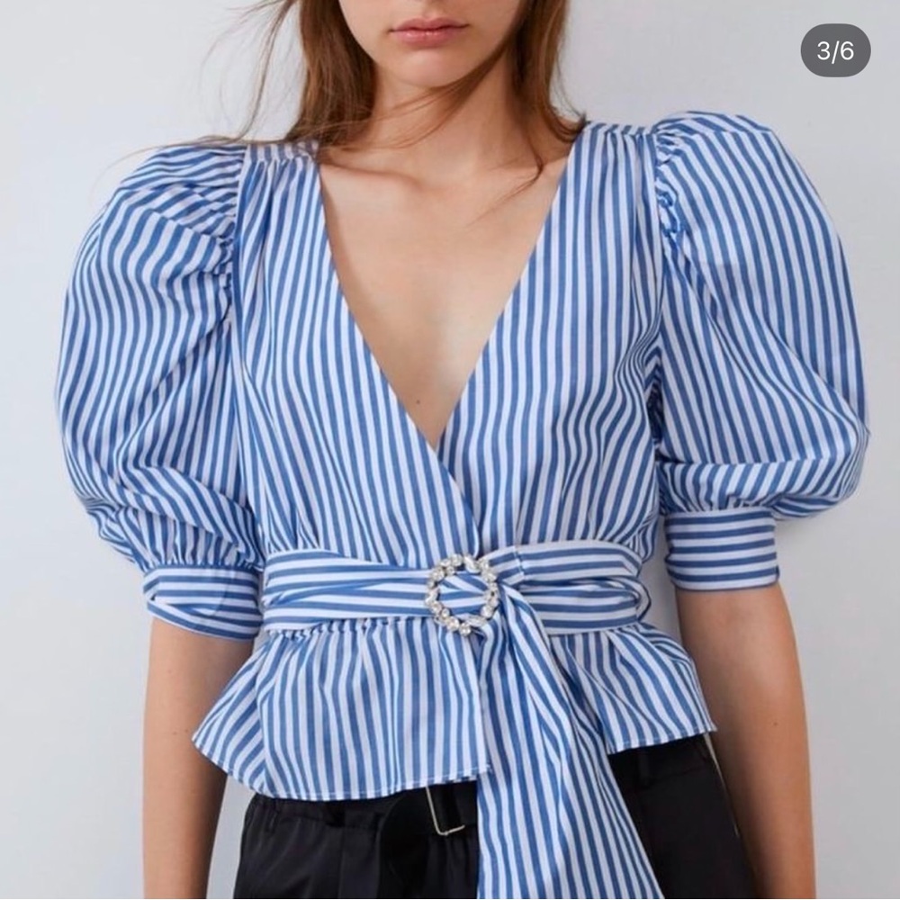Zara stripes top
